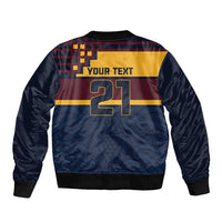 New Zealand Rugby Pacific Custom Bomber Jacket Kahupeka Retro 2025 Taniko Motif