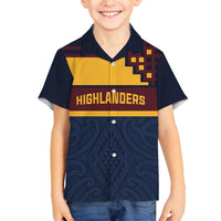 New Zealand Rugby Pacific Custom Family Matching Summer Maxi Dress and Hawaiian Shirt Kahupeka Retro 2025 Taniko Motif