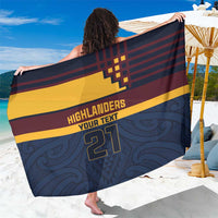 New Zealand Rugby Pacific Custom Sarong Kahupeka Retro 2025 Taniko Motif