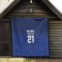 New Zealand Rugby Pacific Custom Quilt Kahurangi Auckland All Blue