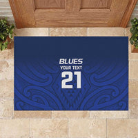 New Zealand Rugby Pacific Custom Rubber Doormat Kahurangi Auckland All Blue