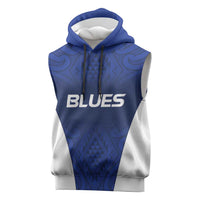 New Zealand Rugby Pacific Custom Sleeveless Hoodie Kahurangi Auckland All Blue - Polynesian Pride