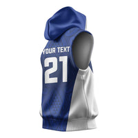 New Zealand Rugby Pacific Custom Sleeveless Hoodie Kahurangi Auckland All Blue - Polynesian Pride