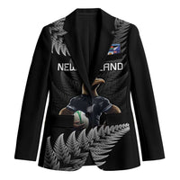 New Zealand Rugby Custom Blazer Glory Be To Black Silver-fern - Polynesian Pride