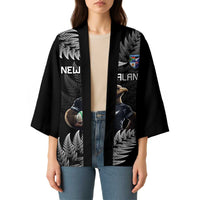 New Zealand Rugby Custom Kimono Glory Be To Black Silver-fern - Polynesian Pride