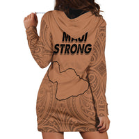 Hawaii Strong Maui Wildfire Hoodie Dress No1 LT9 - Polynesian Pride