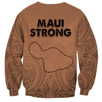 Hawaii Strong Maui Wildfire Sweatshirt No1 LT9 - Polynesian Pride
