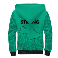 Hawaii Strong Maui Wildfire Sherpa Hoodie No2 LT9 - Polynesian Pride