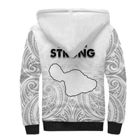 Hawaii Strong Maui Wildfire Sherpa Hoodie No4 LT9 - Polynesian Pride