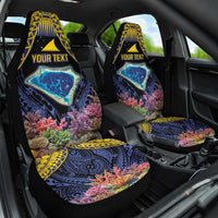 Tokelau Atafu Atoll Personalised Car Seat Cover Pacific Coral Reef Vibe LT9 One Size Gold - Polynesian Pride