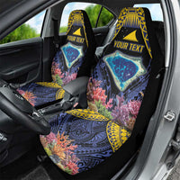 Tokelau Atafu Atoll Personalised Car Seat Cover Pacific Coral Reef Vibe LT9 - Polynesian Pride