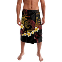 Personalised Papua New Guinea Sepik Lavalava Plumeria Floral Tribal Pattern - Polynesian Pride