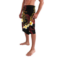 Personalised Papua New Guinea Sepik Lavalava Plumeria Floral Tribal Pattern - Polynesian Pride
