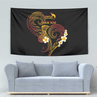 Personalised Papua New Guinea Sepik Tapestry Plumeria Floral Tribal Pattern LT9 - Polynesian Pride