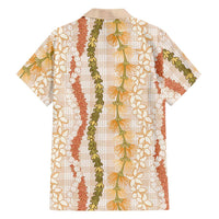 Hawaiian Ohia Lehua Lei Family Matching Summer Maxi Dress and Hawaiian Shirt Plaid Palaka Ahiehie Pattern - Polynesian Pride