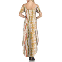 Hawaiian Ohia Lehua Lei Family Matching Summer Maxi Dress and Hawaiian Shirt Plaid Palaka Ahiehie Pattern - Polynesian Pride