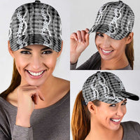 Hawaiian Ohia Lehua Lei Classic Cap Plaid Palaka Eleele Pattern LT9 - Polynesian Pride
