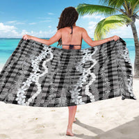 Hawaiian Ohia Lehua Lei Sarong Plaid Palaka Eleele Pattern - Polynesian Pride