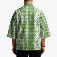 Hawaiian Ohia Lehua Lei Kimono Plaid Palaka Omaomao Pattern - Polynesian Pride