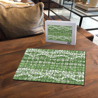 Hawaiian Ohia Lehua Lei Puzzle Plaid Palaka Omaomao Pattern - Polynesian Pride