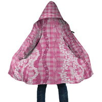 Hawaiian Ohia Lehua Lei Cloak Plaid Palaka Akala Pattern - Polynesian Pride