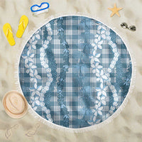 Hawaiian Ohia Lehua Lei Beach Blanket Plaid Palaka Uliuli Omaomao Pattern - Polynesian Pride