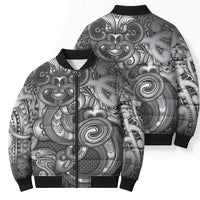 Aotearoa Maori Hei Tiki Bomber Puffer Jacket Kiwikiwi Kowhaiwhai Puhoro Motif LT9 - Polynesian Pride