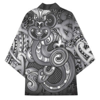 Aotearoa Maori Hei Tiki Kimono Kiwikiwi Kowhaiwhai Puhoro Motif LT9 - Polynesian Pride