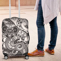 Aotearoa Maori Hei Tiki Luggage Cover Kiwikiwi Kowhaiwhai Puhoro Motif