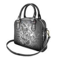 Aotearoa Maori Hei Tiki Shoulder Handbag Kiwikiwi Kowhaiwhai Puhoro Motif LT9 - Polynesian Pride