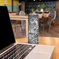 Aotearoa Maori Hei Tiki Skinny Tumbler Kiwikiwi Kowhaiwhai Puhoro Motif LT9 - Polynesian Pride