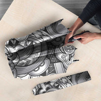 Aotearoa Maori Hei Tiki Umbrella Kiwikiwi Kowhaiwhai Puhoro Motif