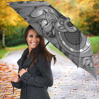 Aotearoa Maori Hei Tiki Umbrella Kiwikiwi Kowhaiwhai Puhoro Motif