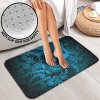 Aotearoa Maori Hei Tiki Bathroom Set Kikorangi Kowhaiwhai Puhoro Motif