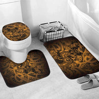 Aotearoa Maori Hei Tiki Bathroom Set Koura Kowhaiwhai Puhoro Motif
