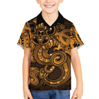 Aotearoa Maori Hei Tiki Family Matching Mermaid Dress and Hawaiian Shirt Koura Kowhaiwhai Puhoro Motif