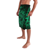 Aotearoa Maori Hei Tiki Lavalava Kakariki Kowhaiwhai Puhoro Motif LT9 - Polynesian Pride