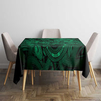 Aotearoa Maori Hei Tiki Tablecloth Kakariki Kowhaiwhai Puhoro Motif LT9 - Polynesian Pride
