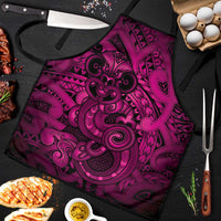 Aotearoa Maori Hei Tiki Apron Mawhero Kowhaiwhai Puhoro Motif