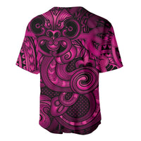 Aotearoa Maori Hei Tiki Baseball Jersey Mawhero Kowhaiwhai Puhoro Motif