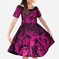 Aotearoa Maori Hei Tiki Family Matching Tank Maxi Dress and Hawaiian Shirt Mawhero Kowhaiwhai Puhoro Motif