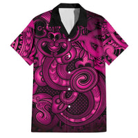 Aotearoa Maori Hei Tiki Family Matching Tank Maxi Dress and Hawaiian Shirt Mawhero Kowhaiwhai Puhoro Motif