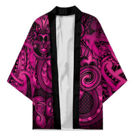 Aotearoa Maori Hei Tiki Kimono Mawhero Kowhaiwhai Puhoro Motif