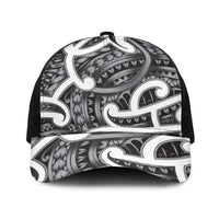 Aotearoa Maori Kowhaiwhai Baseball Net Cap Kiwikiwi Puhoro and Patiki