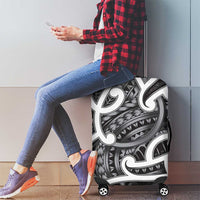 Aotearoa Maori Kowhaiwhai Luggage Cover Kiwikiwi Puhoro and Patiki