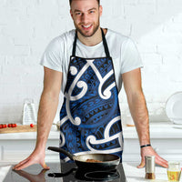 Aotearoa Maori Kowhaiwhai Apron Kikorangi Puhoro and Patiki