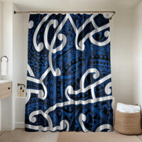 Aotearoa Maori Kowhaiwhai Bathroom Set Kikorangi Puhoro and Patiki