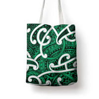 Aotearoa Maori Kowhaiwhai Tote Bag Kakariki Puhoro and Patiki LT9 - Polynesian Pride