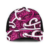 Aotearoa Maori Kowhaiwhai Baseball Net Cap Mawhero Puhoro and Patiki