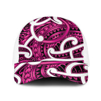 Aotearoa Maori Kowhaiwhai Baseball Net Cap Mawhero Puhoro and Patiki